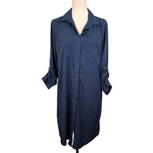 Banana Republic Size 8 Navy Blue Work Dress